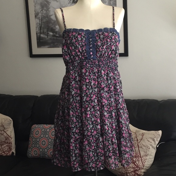 Yag Junior Floral Summer Dress M. Like New - Picture 1 of 8